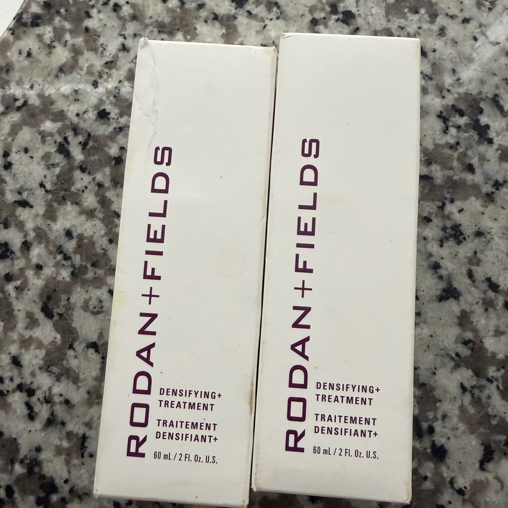 Rodan + Fields Hair Treatment in White Packaging